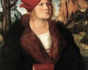 卢卡斯 伊尔 韦基奥 克拉纳赫 : Portrait of Dr Johannes Cuspinian